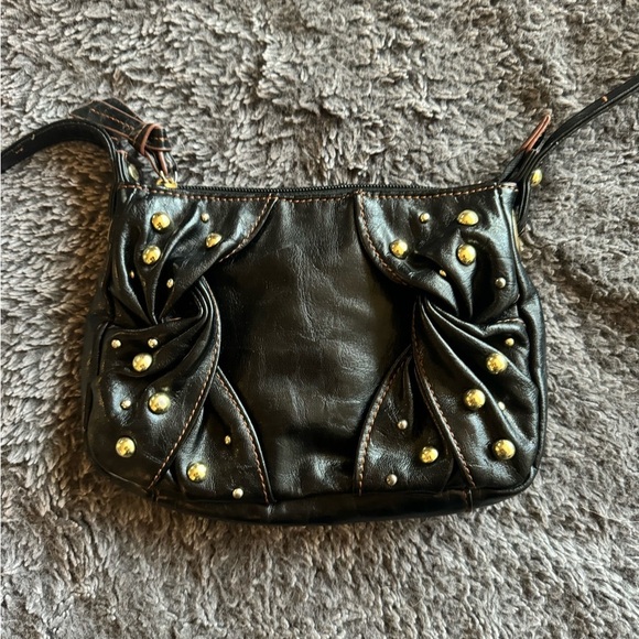 STEVE MADDEN Gold Studded Crossbody - Picture 8 of 9